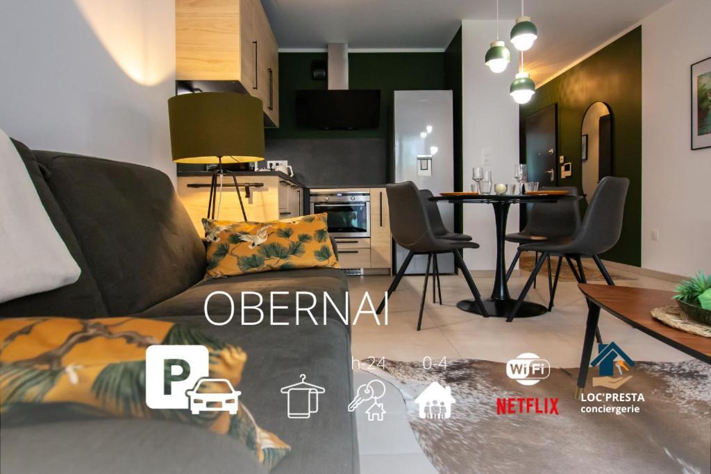 Апартаменти Le Jardin Paisible-Proche Centre Оберне Екстер'єр фото